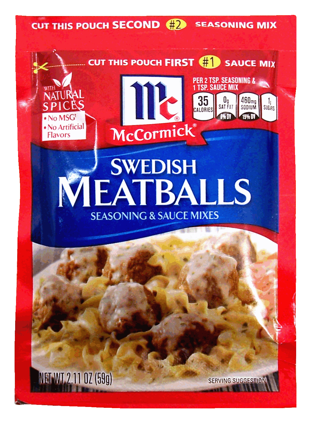 McCormick  swedish meatballs, seasoning & sauce mix Full-Size Picture